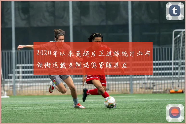 2020年以来英超后卫进球统计加布领衔范戴克阿诺德紧随其后